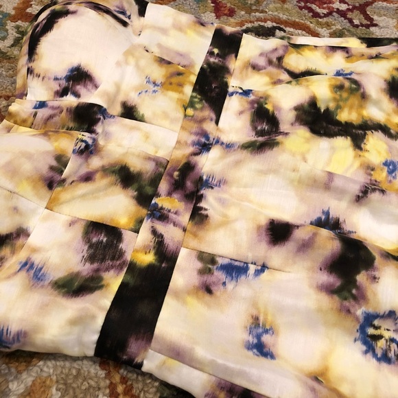 J. Crew Strapless Floral Dress Size 6 - Picture 8 of 8